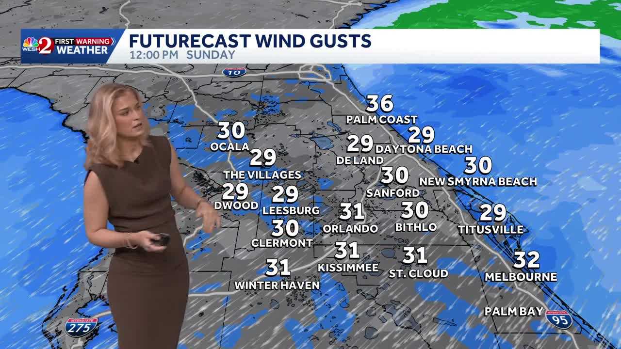 Showers and windy conditions to end the weekend| Forecast Video 10/25 — WESH 2 Orlando, Pearland Community news