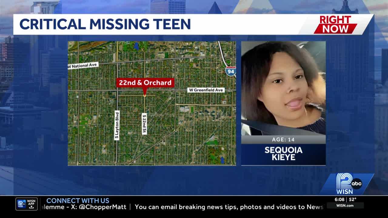 Police searching for critically missing 14-year-old Milwaukee girl — WISN 12 Milwaukee, Pearland Community news
