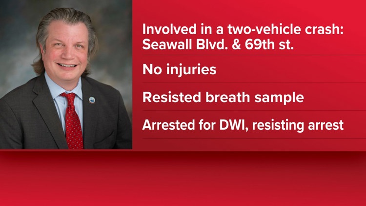 Galveston City Councilmember Hardcastle arrested on DWI charges