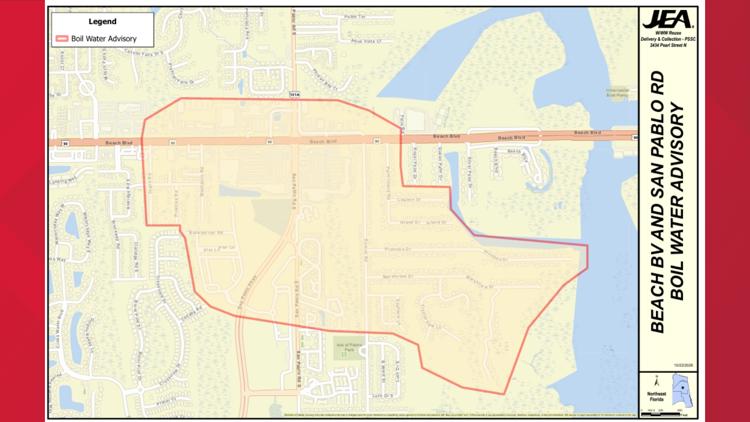 Boil Water Advisory in place for parts of San Pablo Road after water main break — First Coast News Local, Pearland Community news